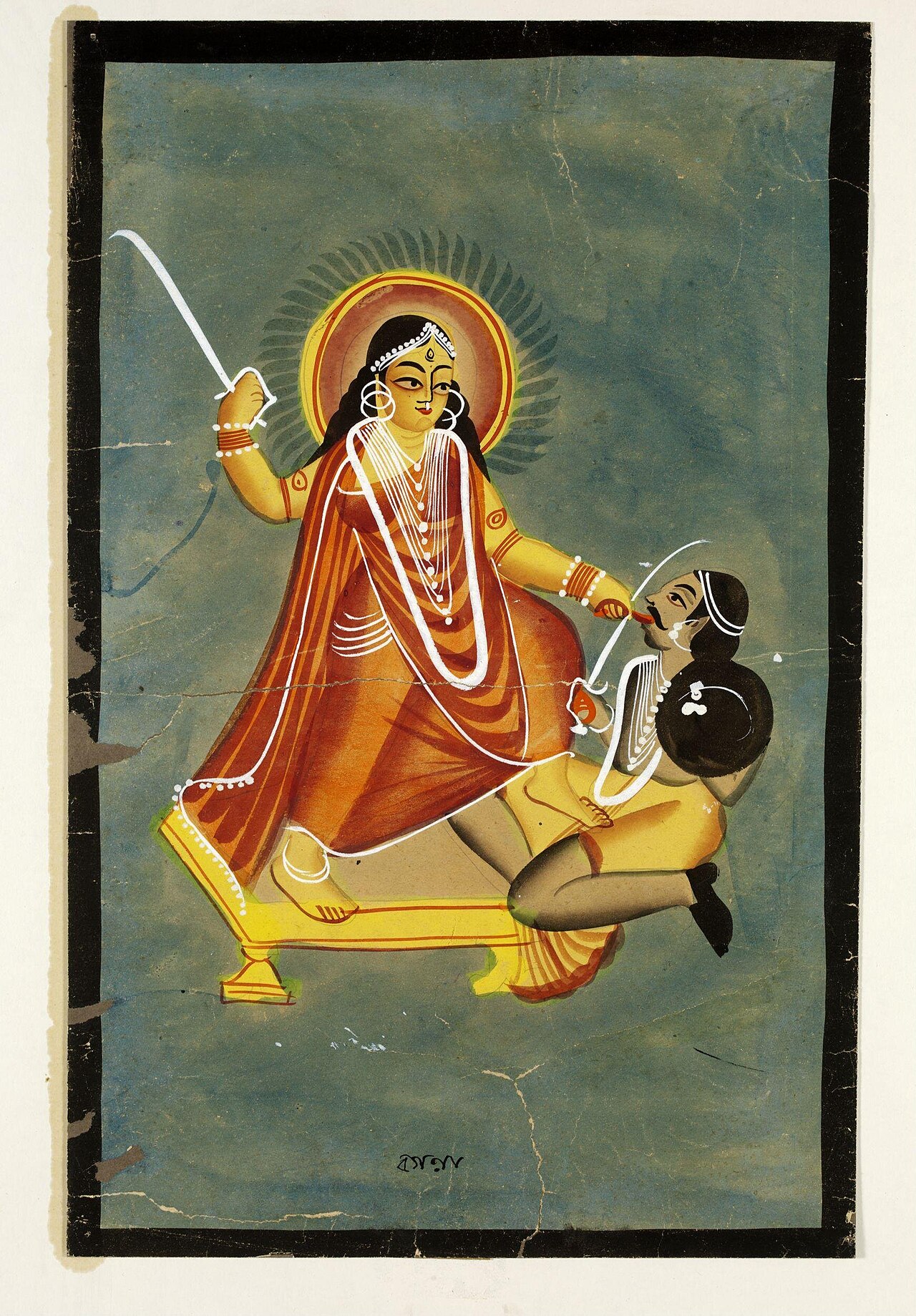 Bagalamukhi Devi — traditional devotional image