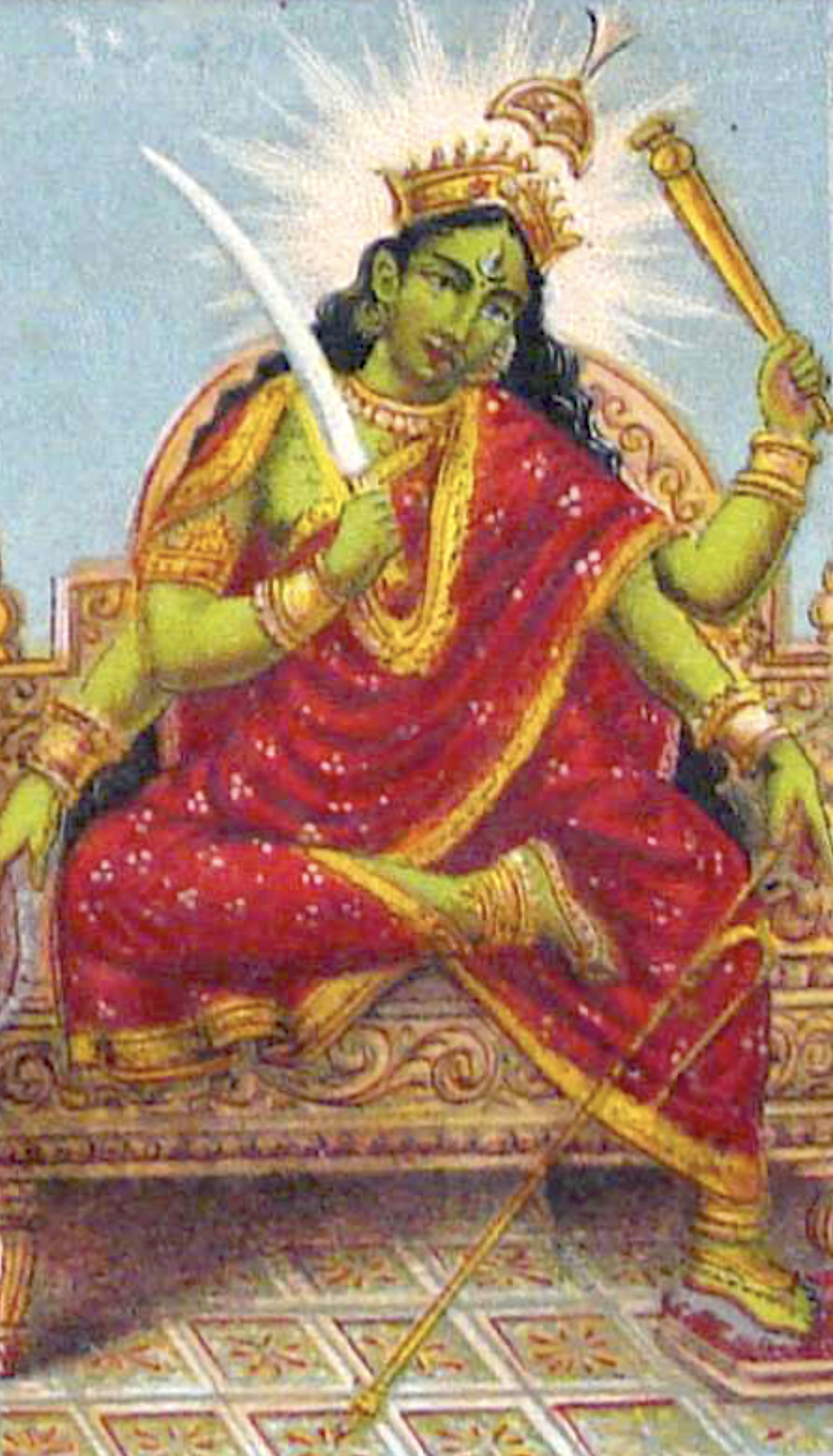 Matangi Devi — traditional devotional image